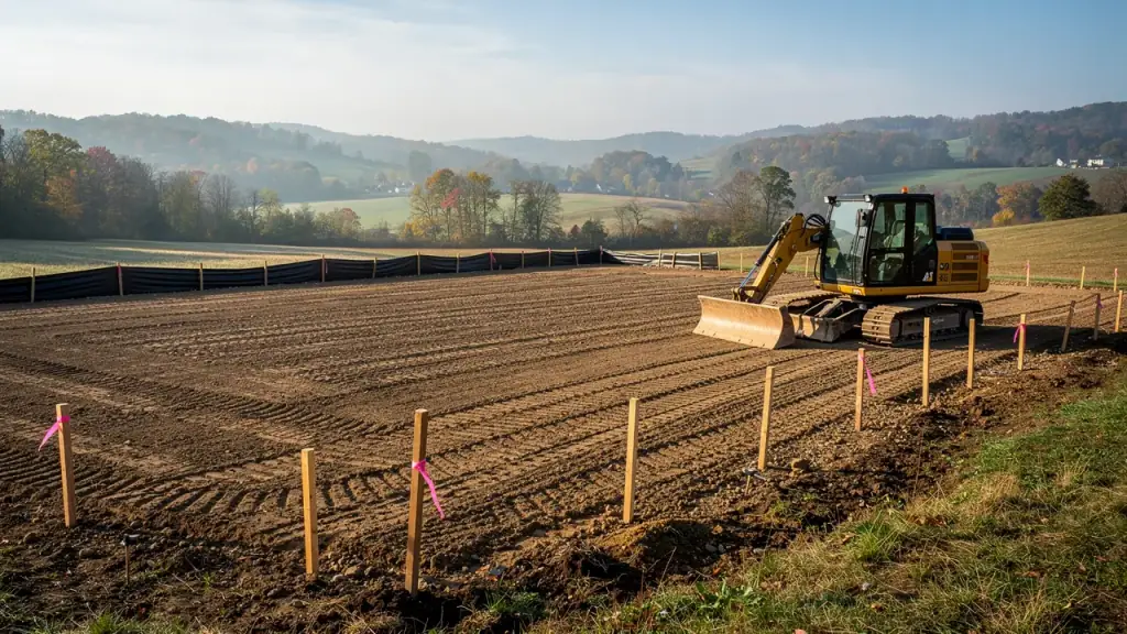 Site prep & grading
